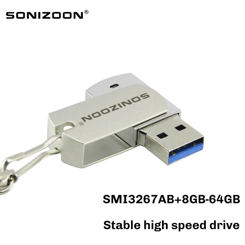 SONIZOON XEZUSB3.0005 ȸ  ̺ USB ÷ ̺ SMI3267AB/8GB 16GB 32GB 64GB,   ޸ astick